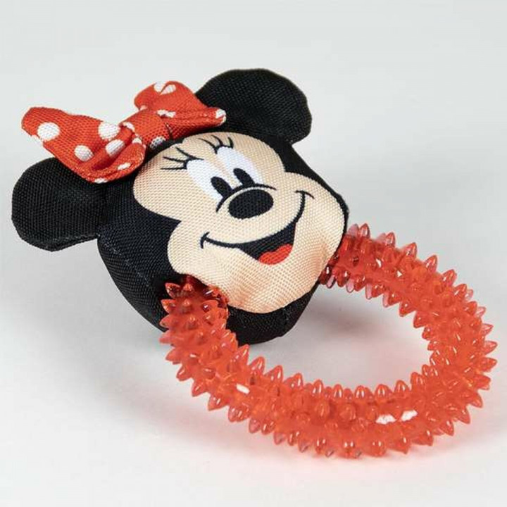 Dog chewing toy Minnie Mouse   Red 10,0 x 5,0 x 17,0 cm (4 Units)