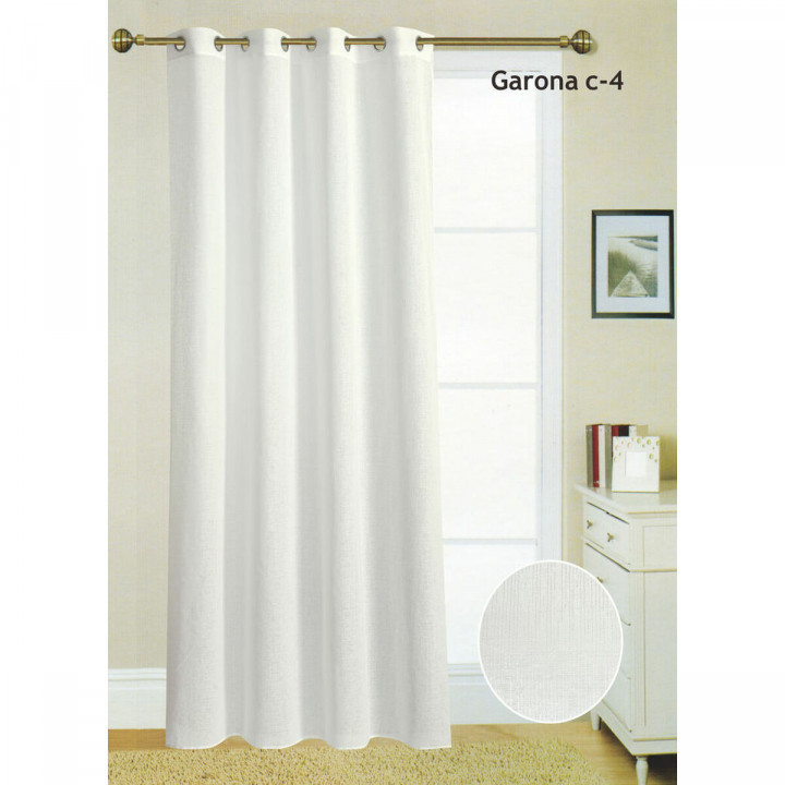 Vorhang Hosteline GARONA Grau 140 x 260 cm