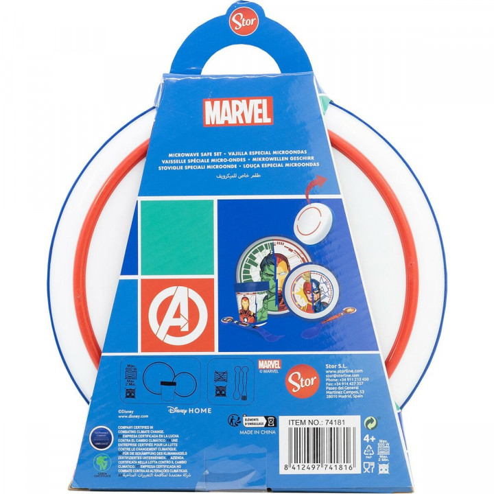Kinderservies The Avengers CZ11304 Plastic (5 Onderdelen)