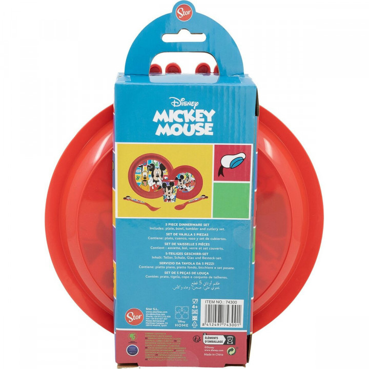 Kindergeschirr-Set Mickey Mouse CZ11311 (5 Stücke)