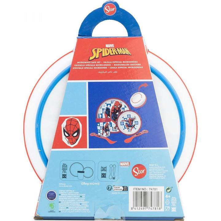 Kinderservies Spider-Man CZ11308 Plastic (5 Onderdelen)