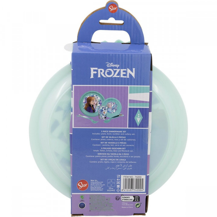 Kinderservies Frozen CZ11310 Plastic (5 Onderdelen)