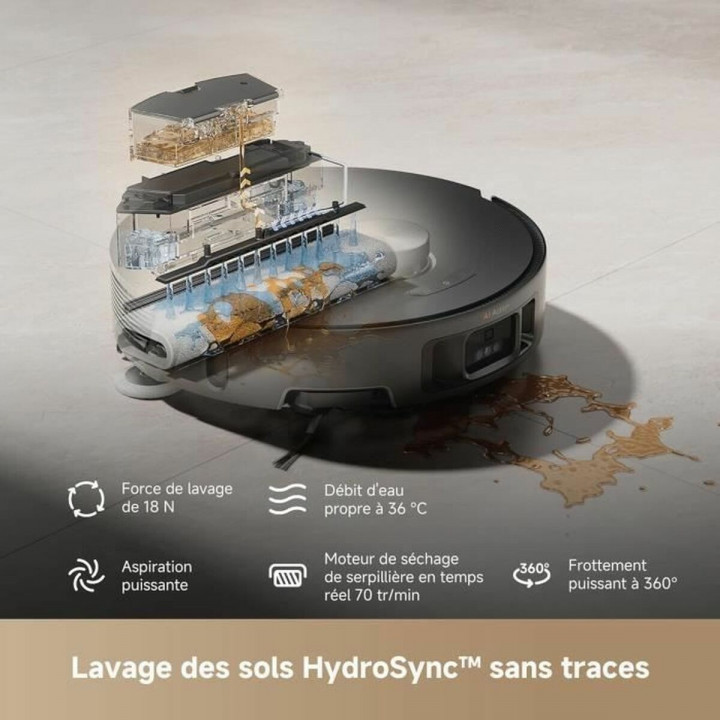 Aspirateur robot Dreame 6400 mAh