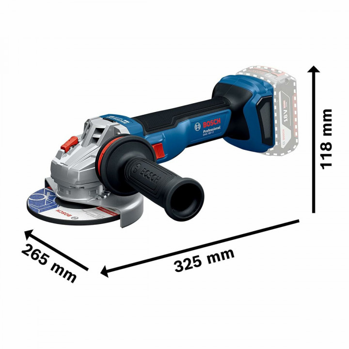 Angle grinder BOSCH GWS 18V-11 1100 W