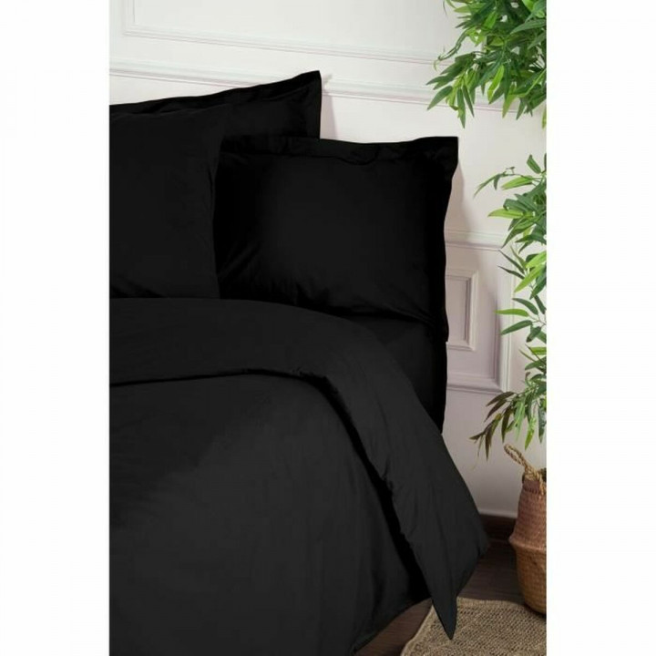 Juego de funda nórdica Negro Cama de 200 3 Piezas