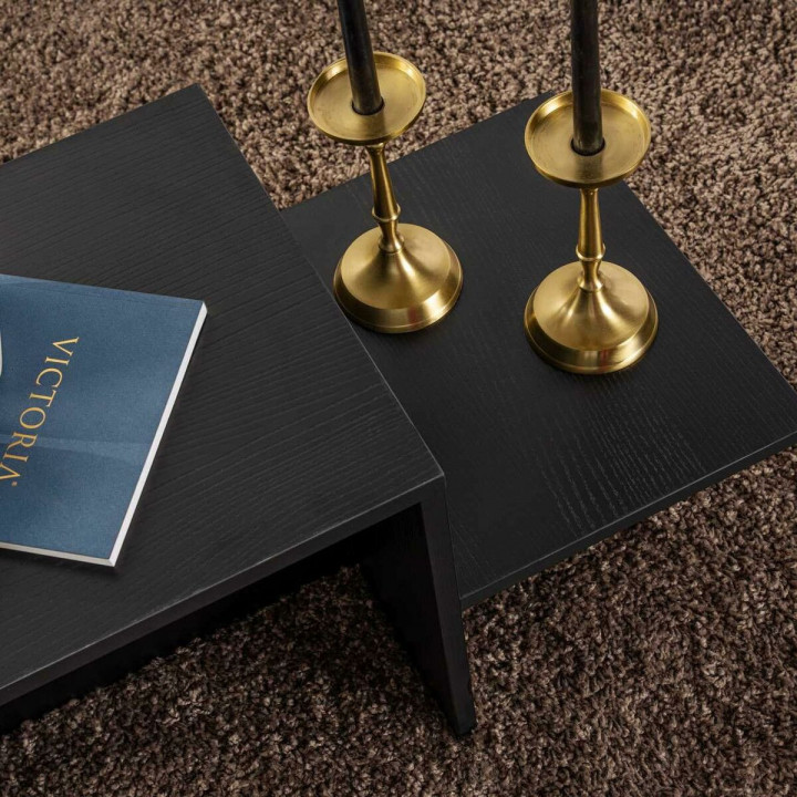 Tischdekoration Harmony Schwarz 80 x 40 x 40 cm