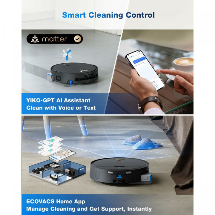 Robot Vacuum Cleaner ECOVACS X9 PRO OMNI