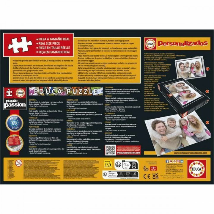 Puzzel Educa Cubo Maravilla 216 Onderdelen (6 Stuks)