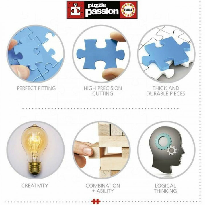 Puzzel Educa Cubo Maravilla 216 Onderdelen (6 Stuks)