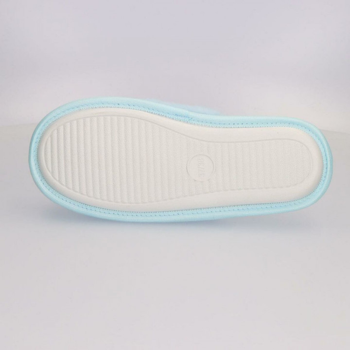 House Slippers Stitch Light Blue