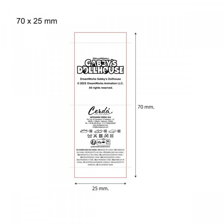 Zapatillas de Estar por Casa Gabby's Dollhouse Rosa