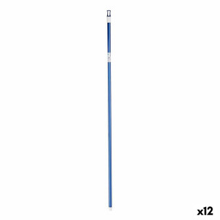 Broom handle Blue Metal 2,3 x 130 x 2,3 cm (12 Units)