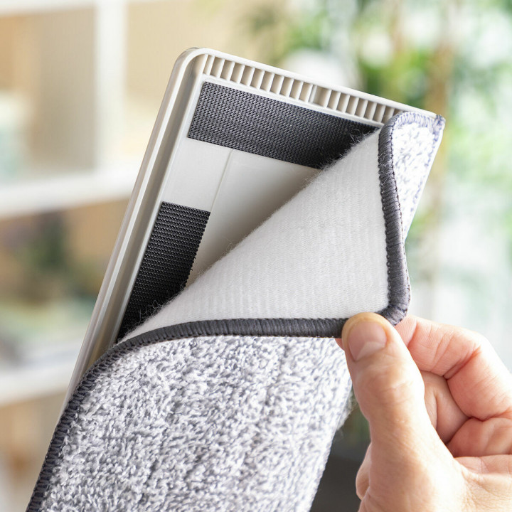 Wringbare mop met emmer met twee compartimenten Klirimop InnovaGoods Grijs (Refurbished B)