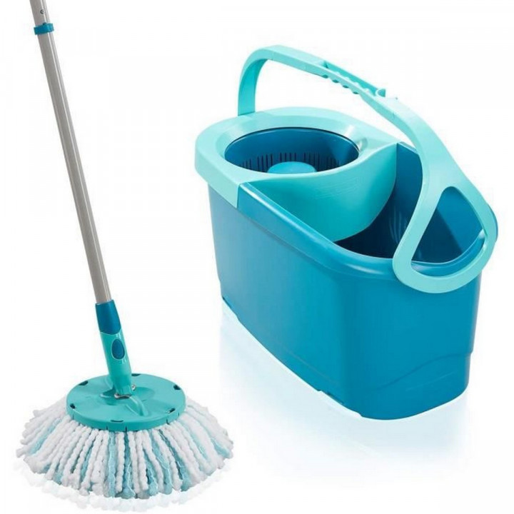 Dweilemmer Leifheit Clean Twist Disc Mop Blauw Turkoois 2 g