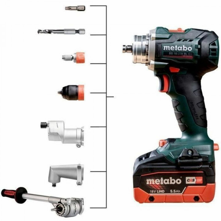 Tournevis électrique Metabo BS 18 LTX BL QI