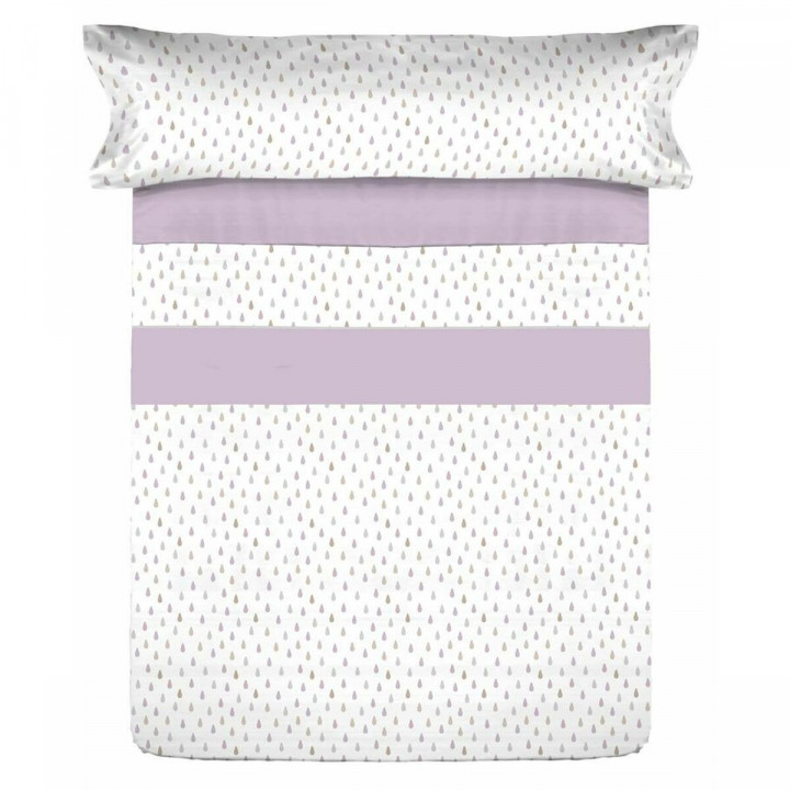 Jeu de draps Tejidos Reina Bleu Lit 1 persone