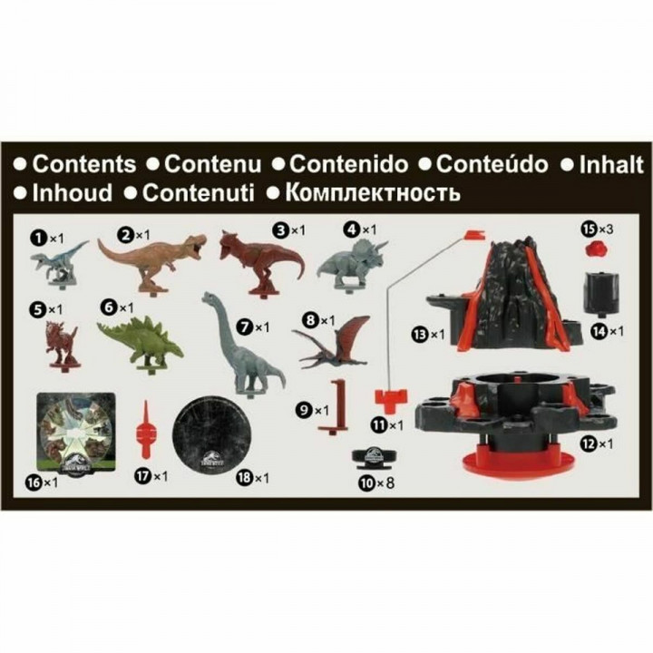 Gioco da Tavolo EPOCH D'ENFANCE Jurassic World Shaky Volcano 26 x 11 x 26 cm