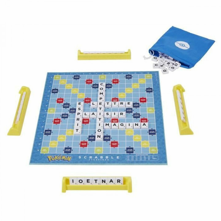 Juego de Mesa Mattel Pokémon Scrabble 4 x 35 x 35 cm