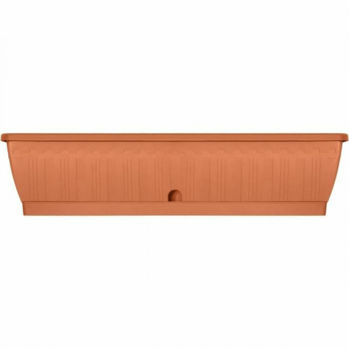 Jardinera Autorriego Garden ID Terracota 80 cm