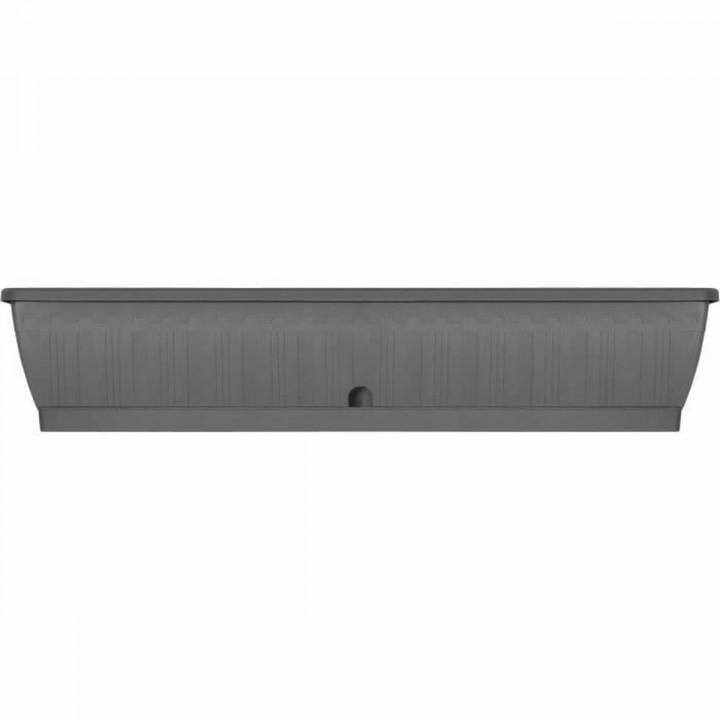 Self-watering planter Garden ID Anthracite 100 cm