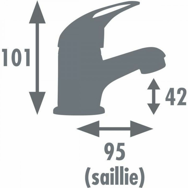 Mitigeur Rousseau JOKER Argenté