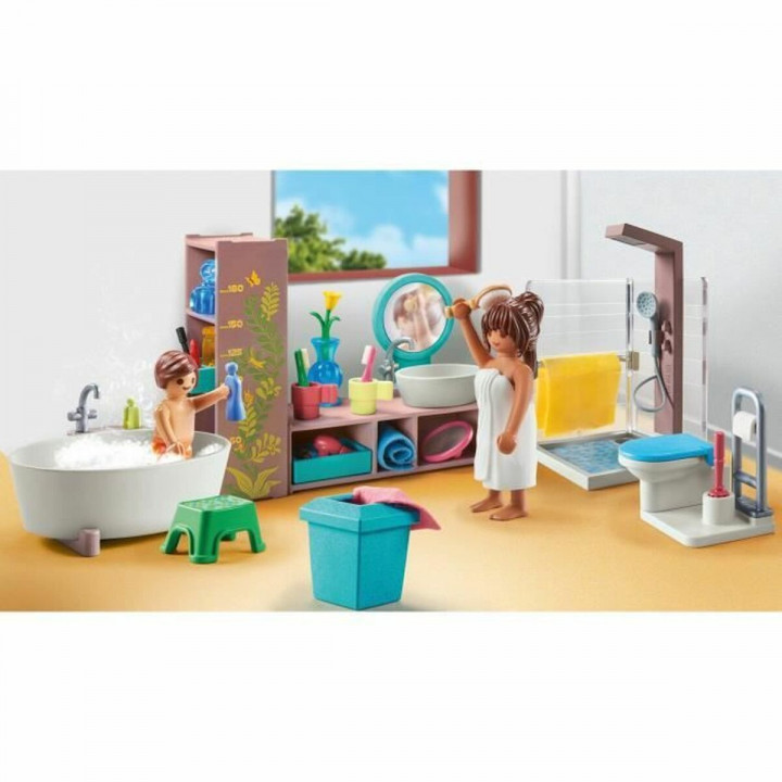 Playset Playmobil 71611 - Bathroom bathtub 55 Onderdelen