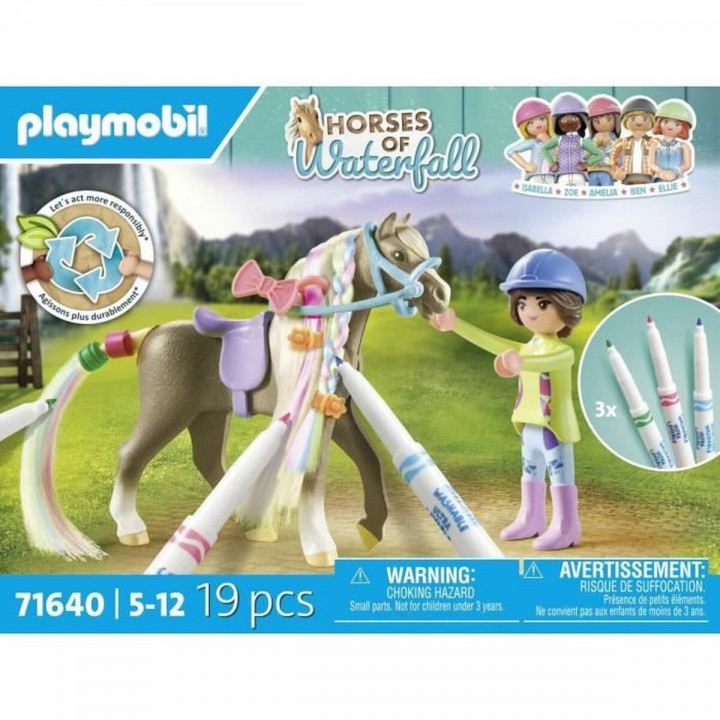 Playset Playmobil 71640 Horses of Waterfall 19 Pièces