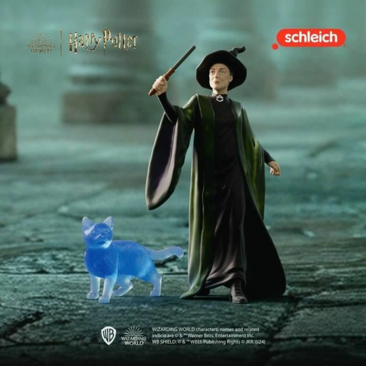 Figuur Harry Potter Sleich 42682 Professor McGonagall and her Patronus