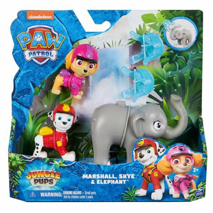 Playset The Paw Patrol Jungle 19,05 x 20,23 x 5,71 cm 4 Stuks