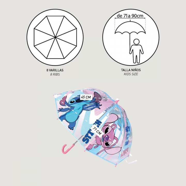 Umbrella Stitch Pink Ø 71 cm