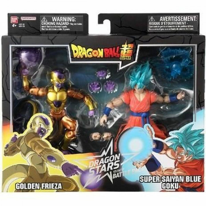 Actiefiguren Dragon Ball Super Dragon Stars: Golden Frieza vs Super Saiyan Blue Goku 17 cm