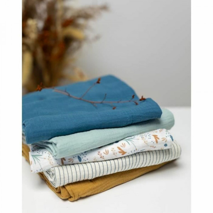 Muselina Domiva BY THE WATER Blanco 100 x 100 cm