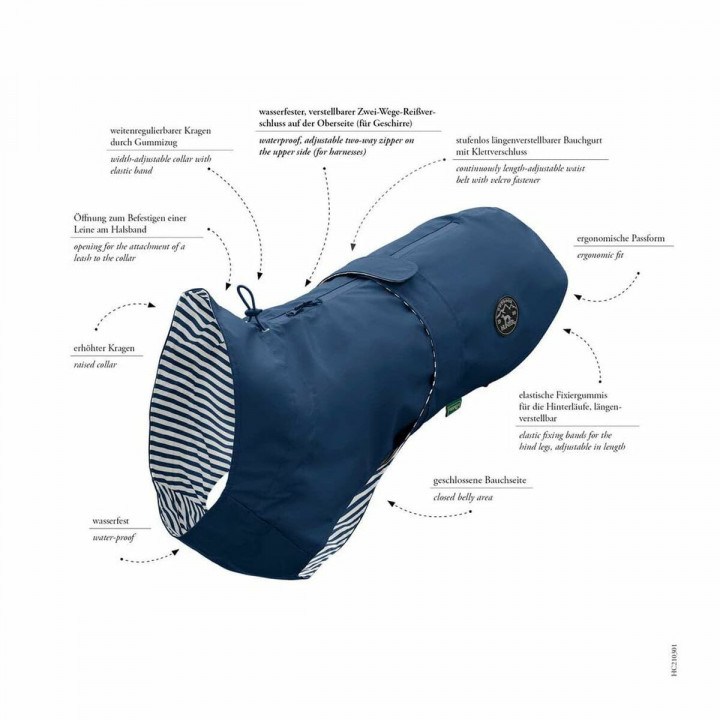 Hondenjas Hunter Geel 45 cm