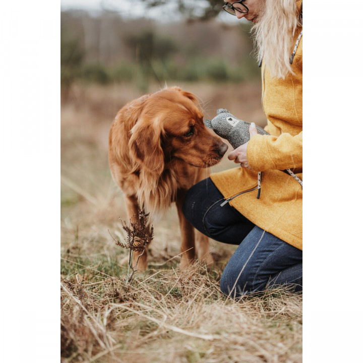 Knuffel voor honden Hunter Grijs 100 % Gerecycled Beer