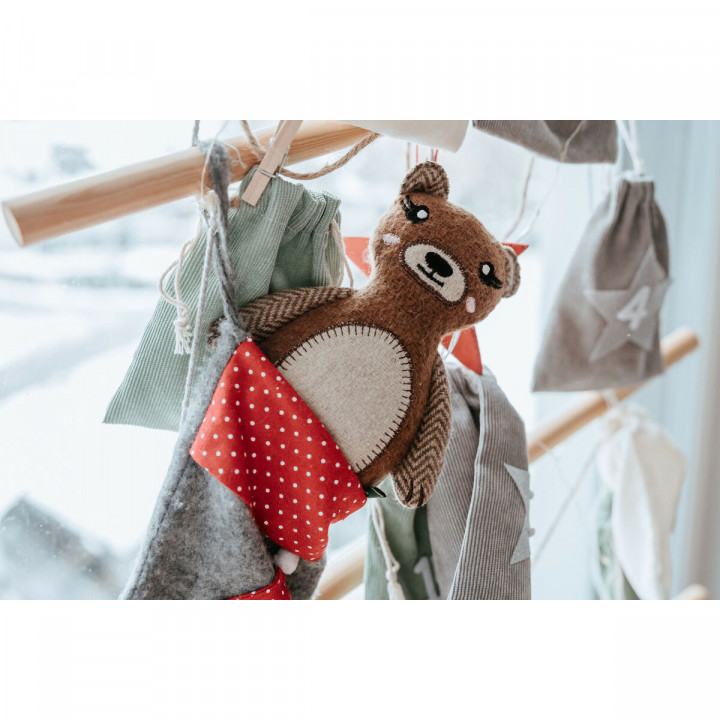 Knuffel voor honden Hunter Bruin 100 % Gerecycled Beer