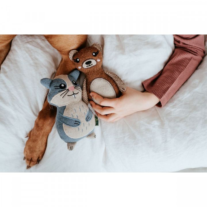 Peluche para perros Hunter Marrón 100 % Reciclado Oso