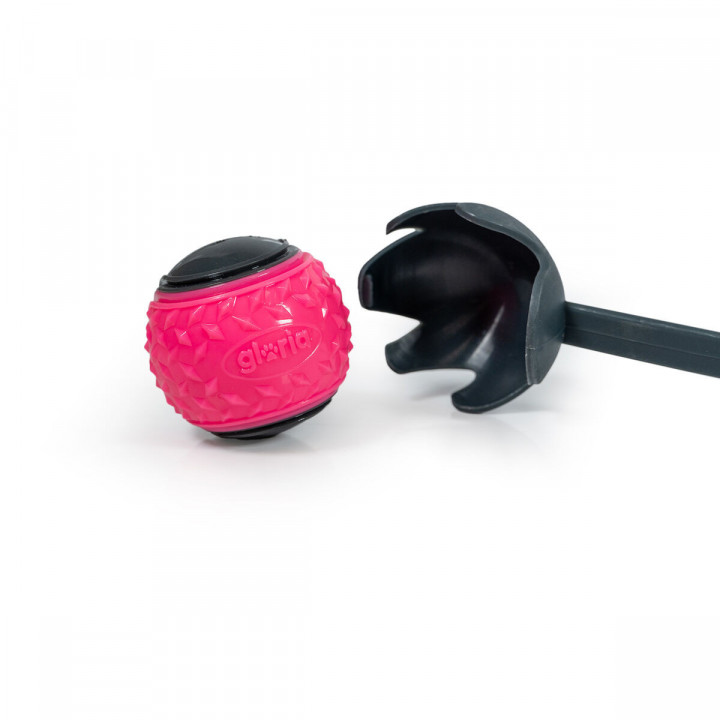 Lanzador de Pelotas para Perros Gloria Gris Polipropileno TPR M