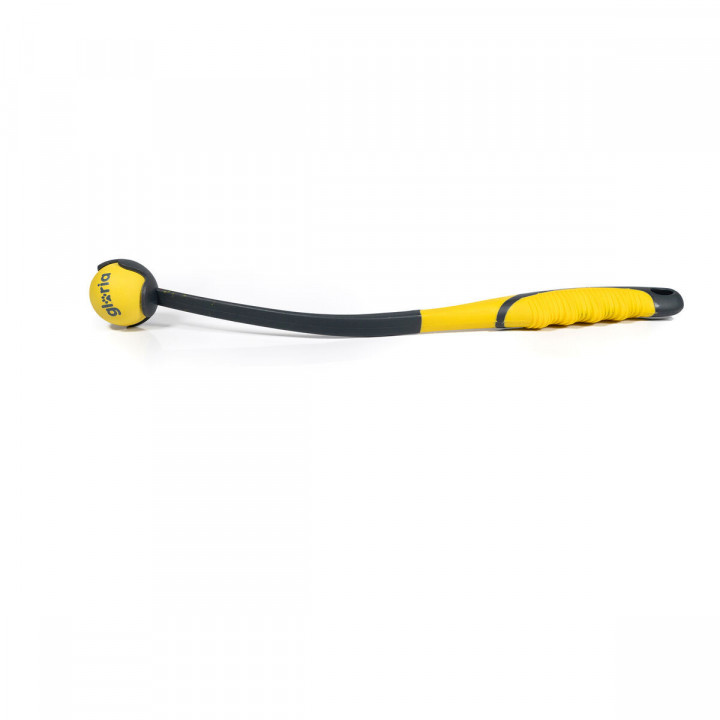 Lanceur de Balles pour Chiens Gloria Jaune polypropylène TPR S