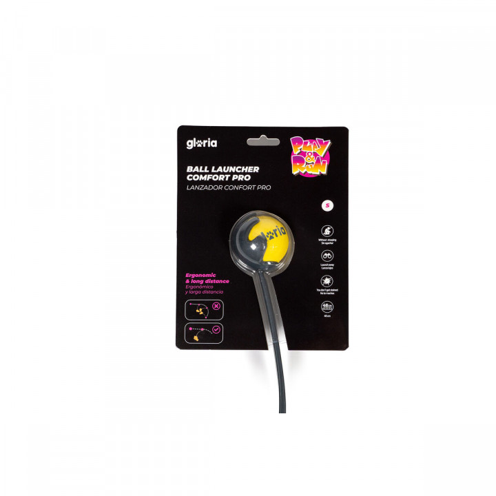 Lancia Palline per Cani Gloria Giallo polipropilene TPR S