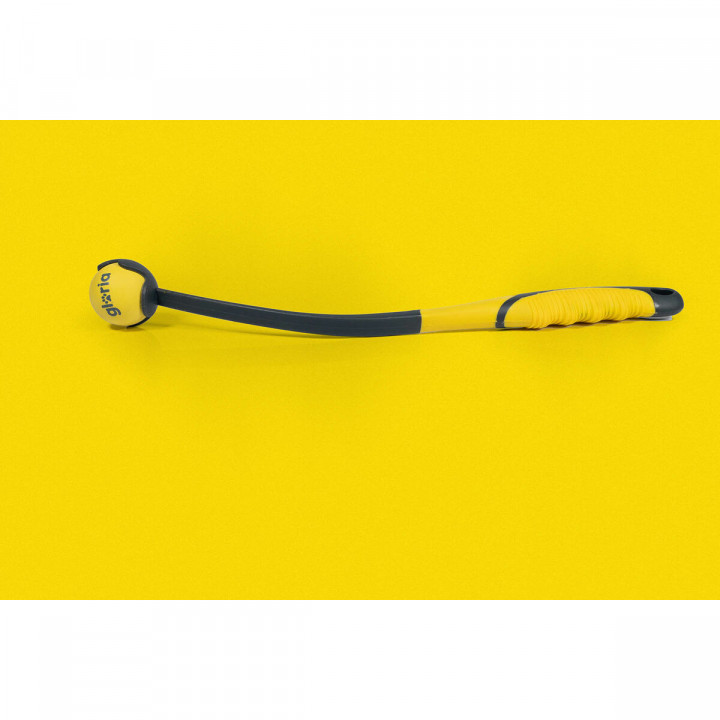 Lancia Palline per Cani Gloria Giallo polipropilene TPR S