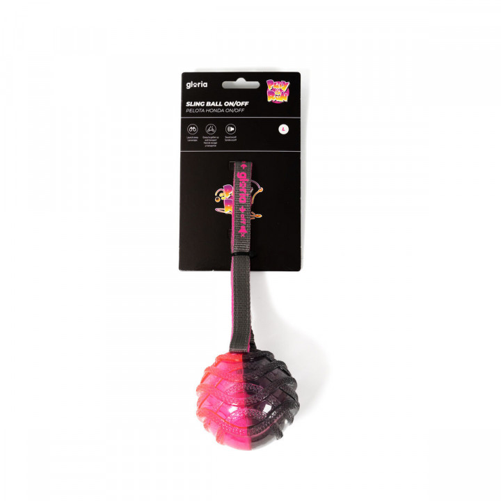 Ballwurfmaschine für Hunde Gloria Grau Rosa TPR Bold L