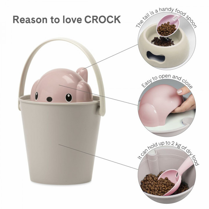 Dose für Tierfutter United Pets Rosa 2 Kg