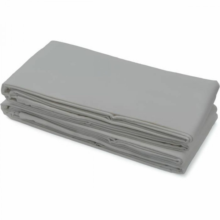 Set di Lenzuola HOME LINGE PASSION Flat sheet Grigio Letto singolo 180 x 290 cm
