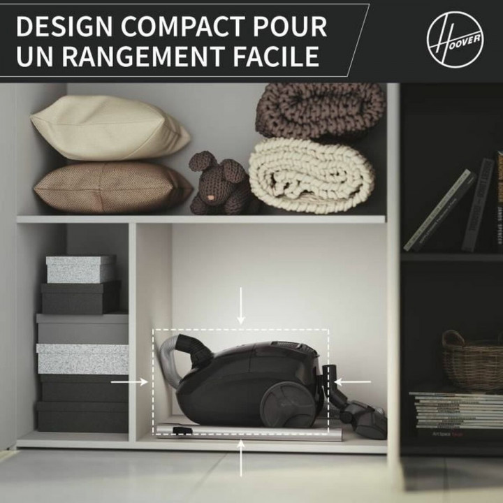 Aspirador Hoover HE120PET 011 Negro Gris 700 W