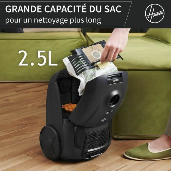 vacuum cleaner Hoover HE120PET 011 Black Grey 700 W