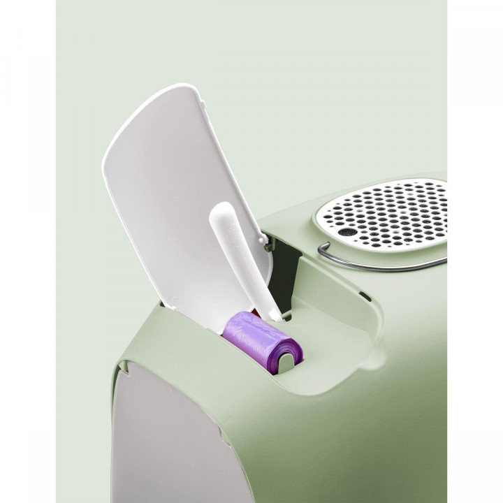 Bac à litière pour chats United Pets Vert polypropylène 40 x 50 cm