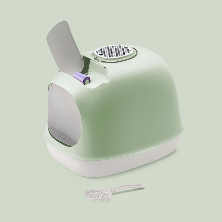 Cat Litter Box United Pets Green polypropylene 40 x 50 cm