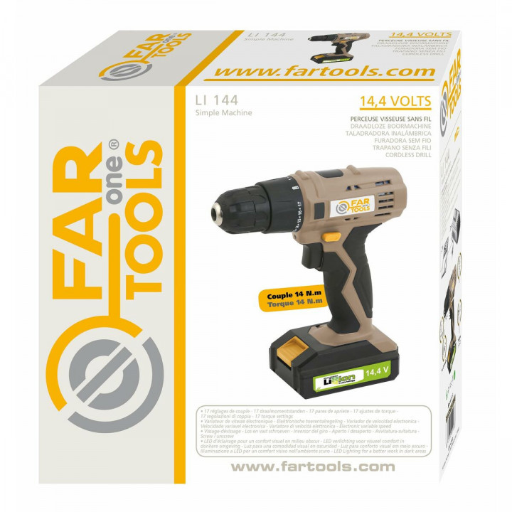 Tournevis électrique Fartools ONE Cordless Drill LI 144