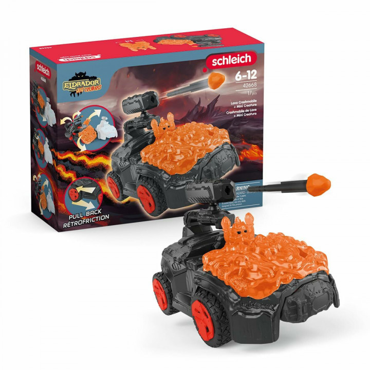 Playset Schleich Lava Crashmobile 17 Piezas