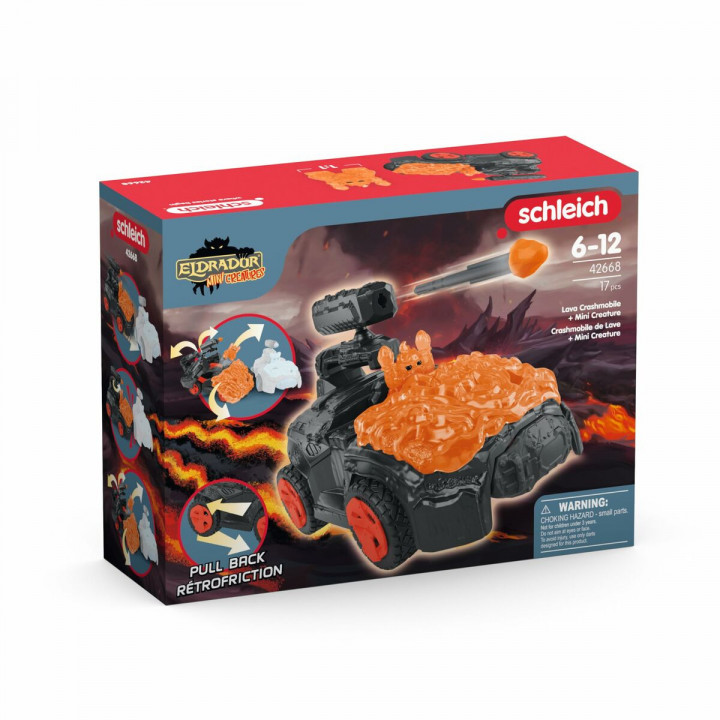 Playset Schleich Lava Crashmobile 17 Pezzi